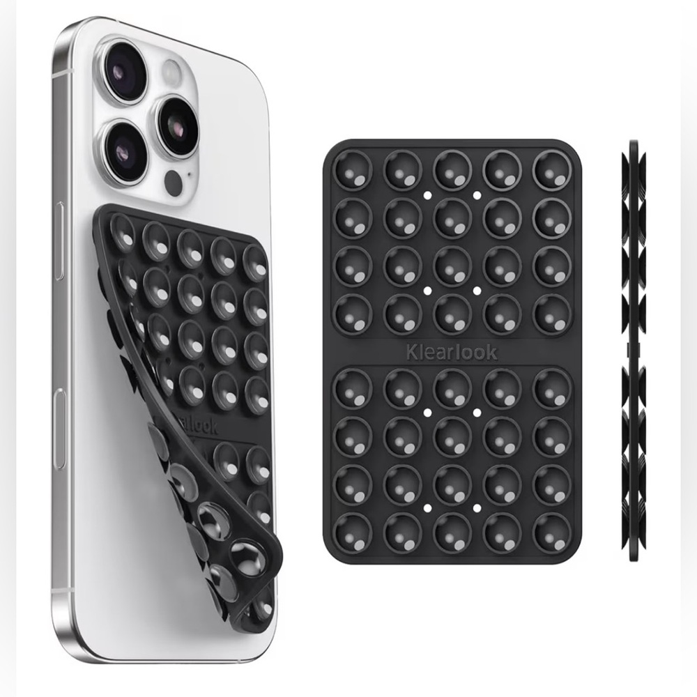 3 Black and Brown Phone Grip Pad